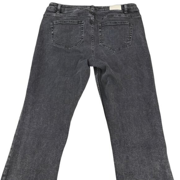 MAJE Anthracite Straight Cut Ripped Jeans Size XL - Picture 6 of 9